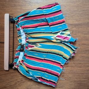 Lucky & Blessed Western Shorts Size Large